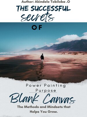 cover image of Successful secret of Power's painting purpose blank Canvas
